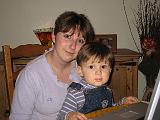 Avec maman le 15 Fevrier 2008